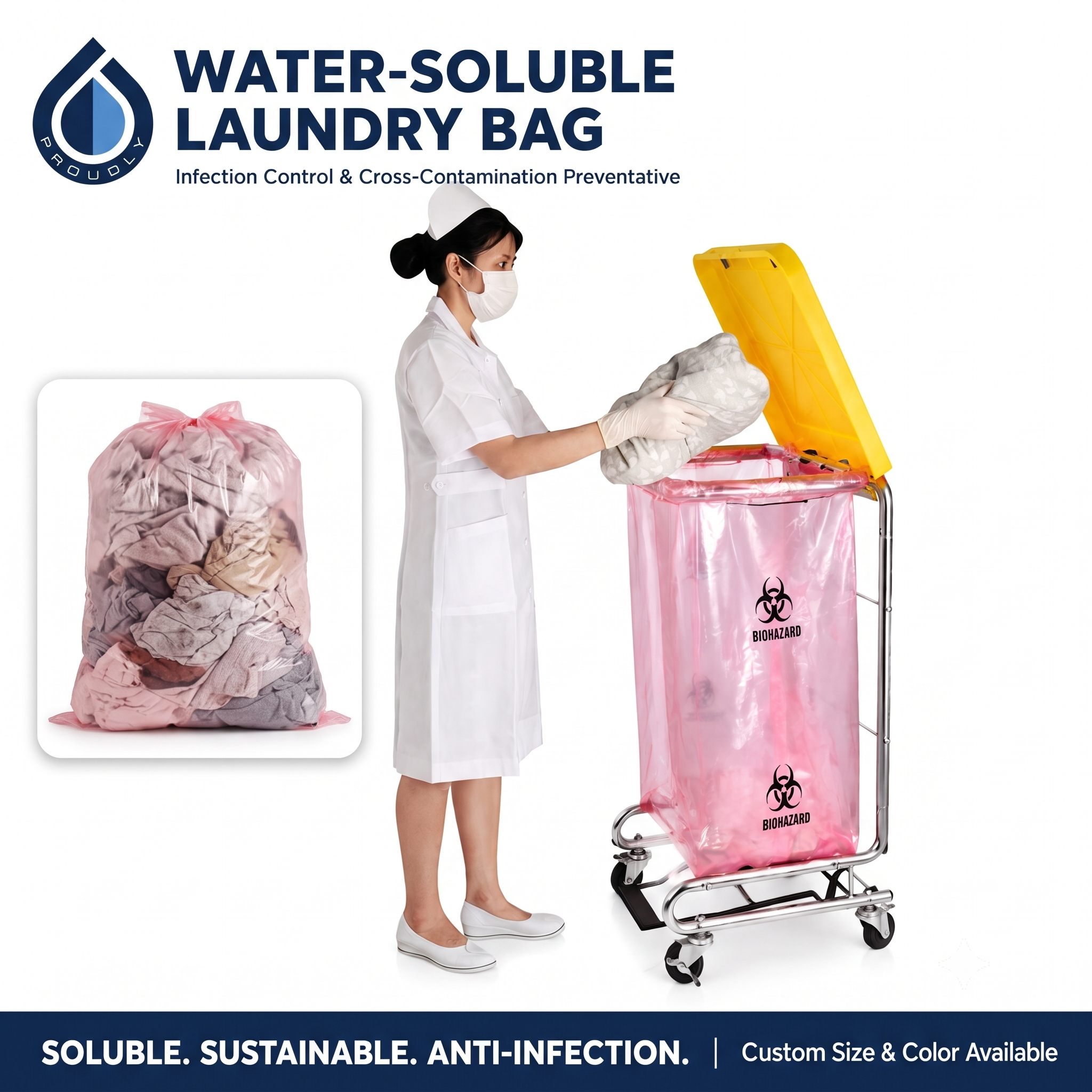 bolsas de lavander&iacute;a para hospitales 